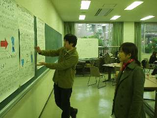 説明中