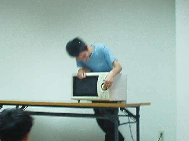 実験中です